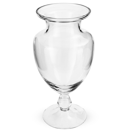 Przejdź do produktu Duży szklany wazon / puchar na kwiaty KROSNO Handmade 38cm