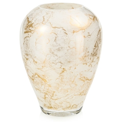 Ekskluzywny ręcznie robiony wazon na kwiaty VanderGroff 27cm VG27/WM