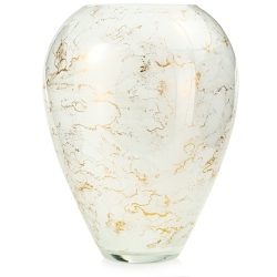 Ekskluzywny ręcznie robiony wazon na kwiaty VanderGroff 33cm VG33/WM