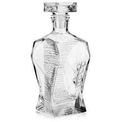 Ekskluzywna karafka szklana 0,75L stylizowana na Swarovski Glamour 7K