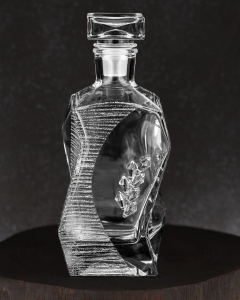 Ekskluzywna karafka szklana 0,75L stylizowana na Swarovski Glamour 7K