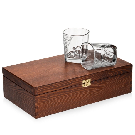 Przejdź do produktu Ekskluzywne szklanki 300ml stylizowane na Swarovski Glamour 5K w skrzynce