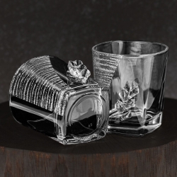 Ekskluzywne szklanki 300ml stylizowane na Swarovski Glamour 5K w skrzynce