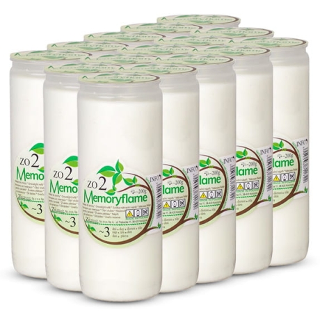 Przejdź do produktu Wkłady do zniczy olejowe Zniczplast 14cm | ~72h / 3 dni | 200g - 15szt