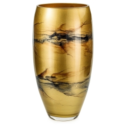 Ekskluzywny ręcznie robiony wazon na kwiaty VanderGroff 38cm VG38/GOLD