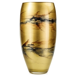 Ekskluzywny ręcznie robiony wazon na kwiaty VanderGroff 38cm VG38/GOLD