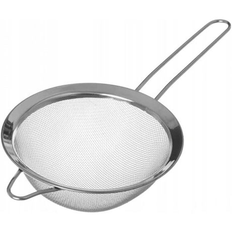 Przejdź do produktu Sitko kuchenne cedzak ze stali nierdzewnej z rączką KOKO 14cm KO-4855