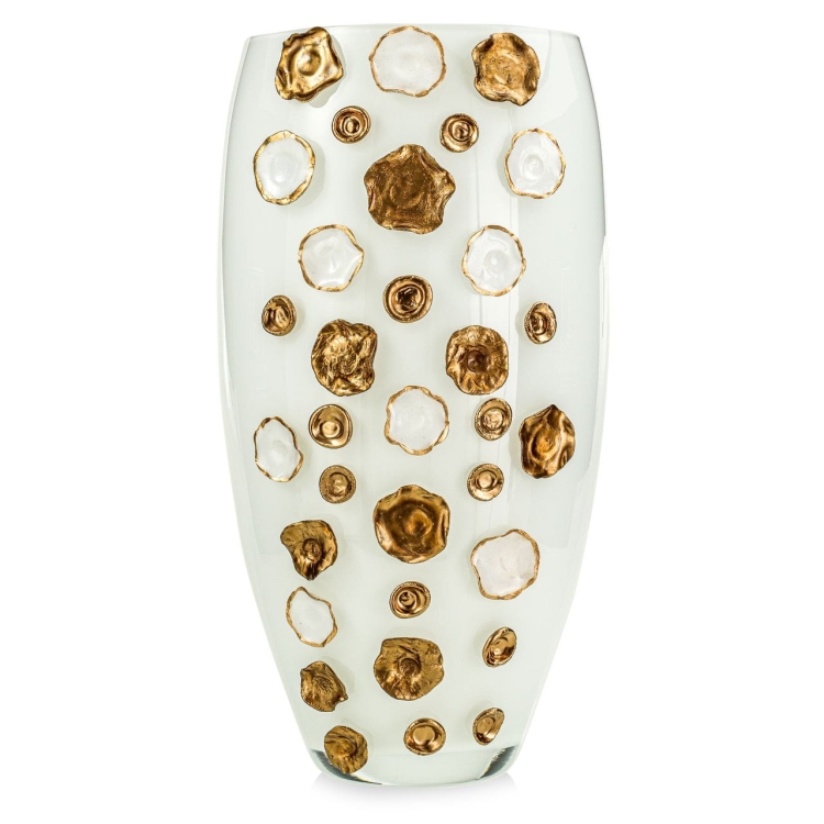 Ekskluzywny ręcznie robiony wazon na kwiaty VanderGroff 38cm VG38W/DWG