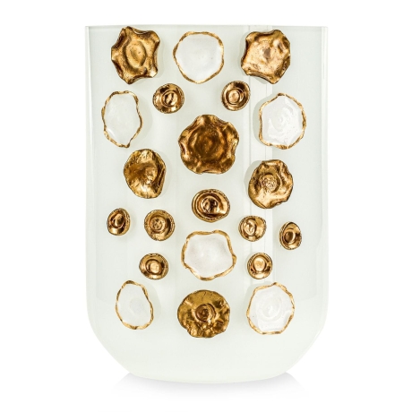 Przejdź do produktu Ekskluzywny ręcznie robiony wazon na kwiaty VanderGroff 24cm VG24W/DWG