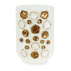 Ekskluzywny ręcznie robiony wazon na kwiaty VanderGroff 24cm VG24W/DWG