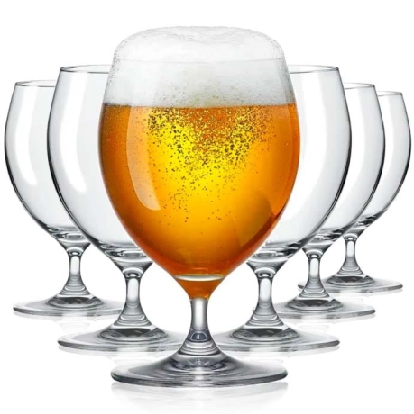 Przejdź do produktu RONA kieliszki pokale szklanki ze szkła kryształowego do piwa 600ml 6 sztuk