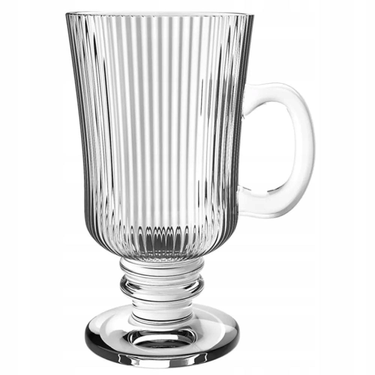 Szklanki na stopce do kawy latte Irish Altom Design Selena 245ml 6szt