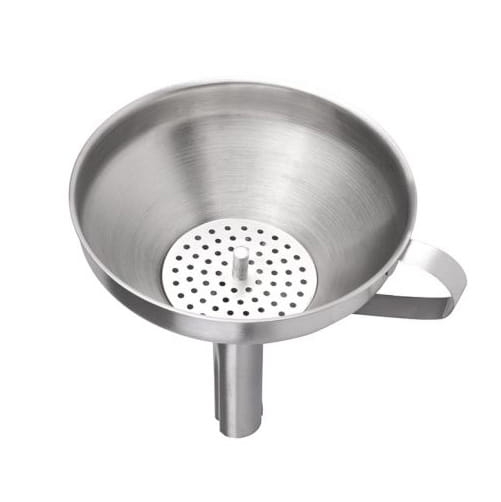 Lejek kuchenny z sitkiem ze stali nierdzewnej 10,5cm Koko KO-9577