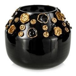 Ekskluzywny ręcznie robiony wazon na kwiaty VanderGroff 22cm VG22B/DBG