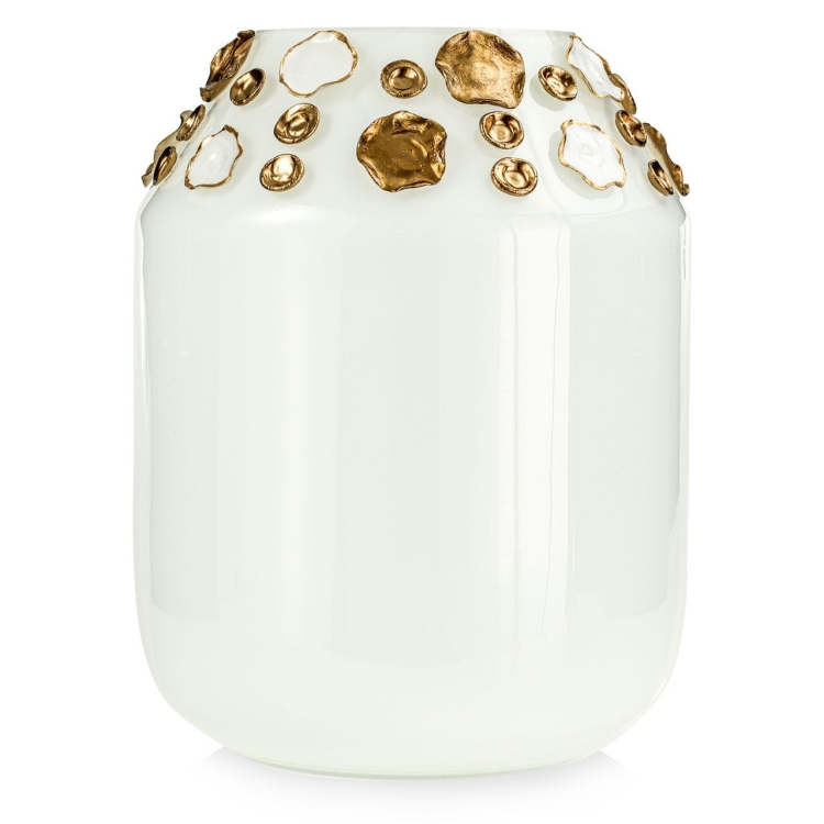 Ekskluzywny ręcznie robiony wazon na kwiaty VanderGroff 35cm VG35W/DWG