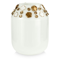 Ekskluzywny ręcznie robiony wazon na kwiaty VanderGroff 35cm VG35W/DWG