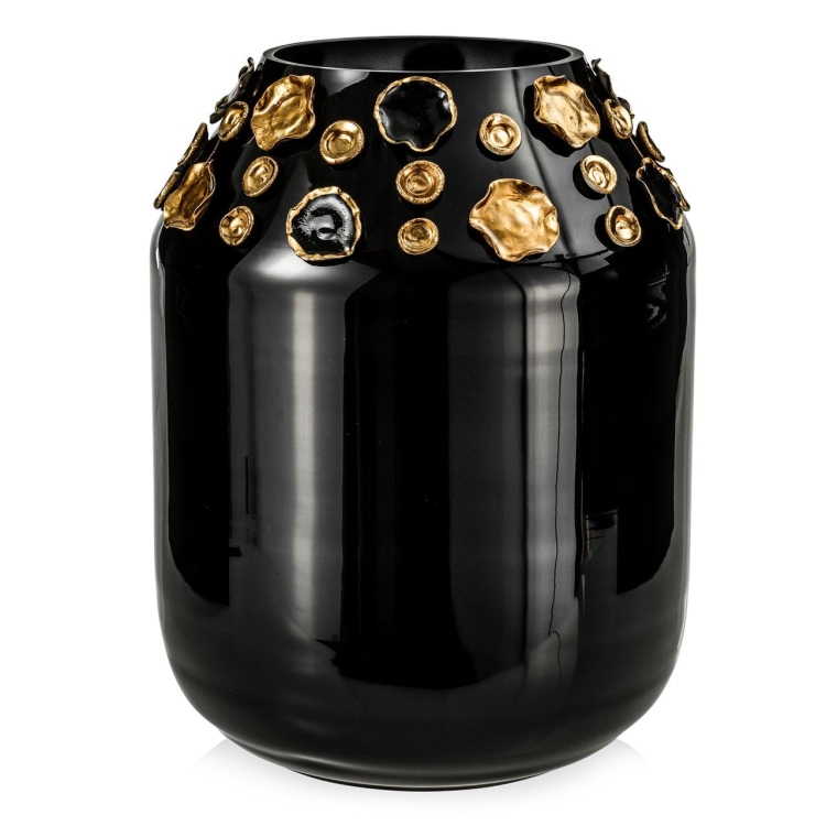 Ekskluzywny ręcznie robiony wazon na kwiaty VanderGroff 35cm VG35B/DBG