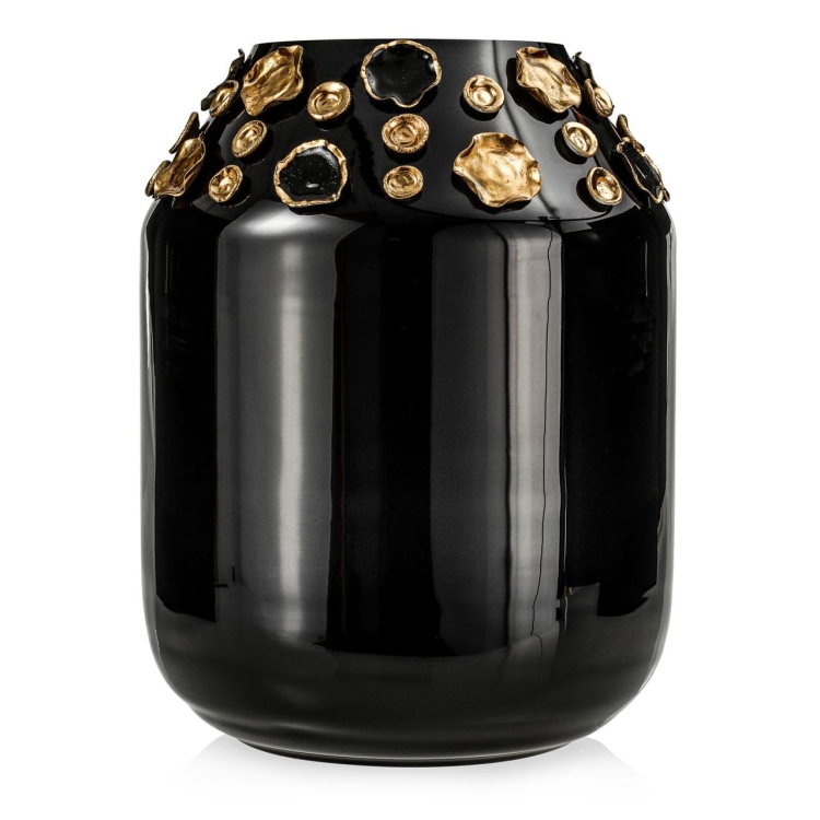 Ekskluzywny ręcznie robiony wazon na kwiaty VanderGroff 35cm VG35B/DBG