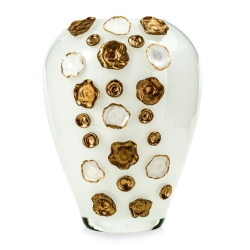 Ekskluzywny ręcznie robiony wazon na kwiaty VanderGroff 27cm VG27W/DWG