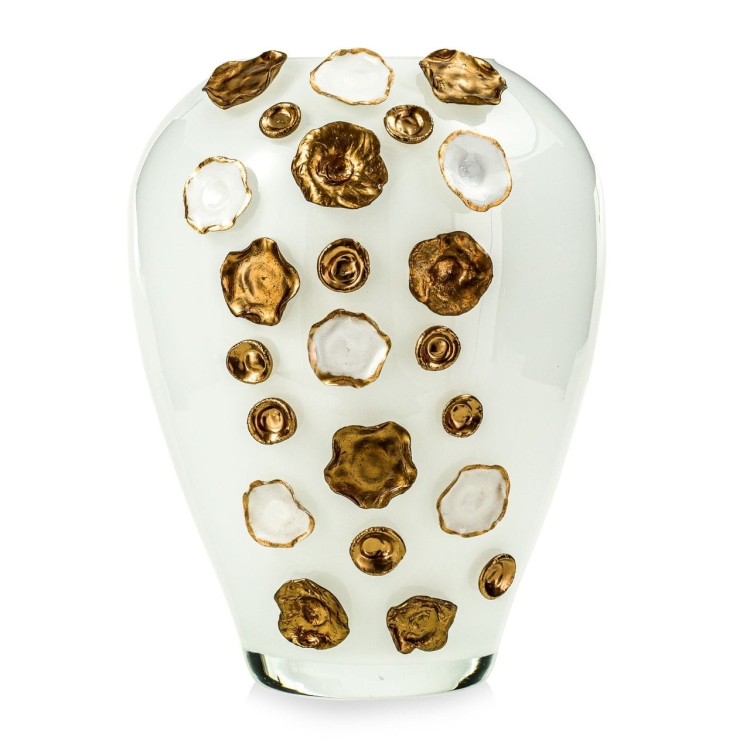 Ekskluzywny ręcznie robiony wazon na kwiaty VanderGroff 27cm VG27W/DWG