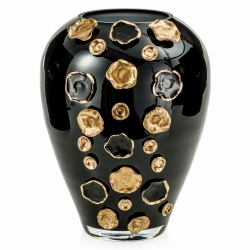 Ekskluzywny ręcznie robiony wazon na kwiaty VanderGroff 27cm VG27B/DBG