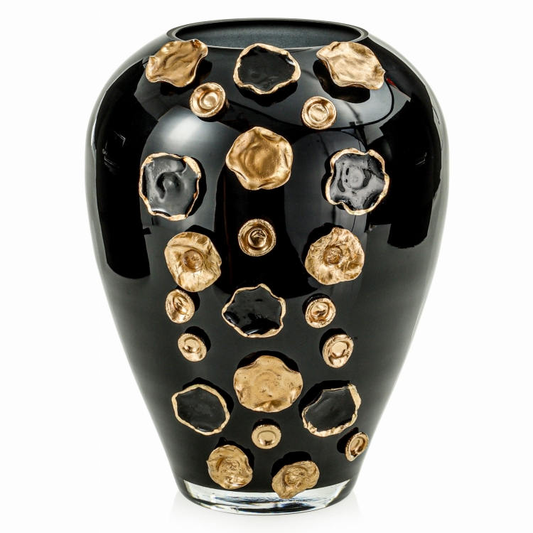 Ekskluzywny ręcznie robiony wazon na kwiaty VanderGroff 27cm VG27B/DBG