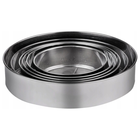 Przejdź do produktu Zestaw 6 sitek ze stali nierdzewnej 27/24/21/19/17/15cm KOKO KO-9508