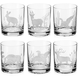Szklanki do whisky Myśliwskie 300 ml  | 6 szt. w pudełku szklanka.pl