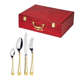 Ekskluzywny komplet Sztućców w walizce72el dla 12os BACHMAYER BM-7882
