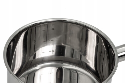 Rondel ze stali nierdzewnej z pokrywką Berretti Gemini 16cm BR-2820