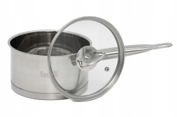 Rondel ze stali nierdzewnej z pokrywką Berretti Gemini 16cm BR-2820