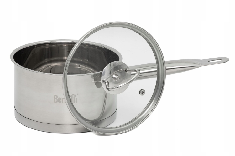 Rondel ze stali nierdzewnej z pokrywką Berretti Gemini 18cm BR-2837