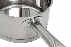 Rondel ze stali nierdzewnej z pokrywką Berretti Gemini 18cm BR-2837