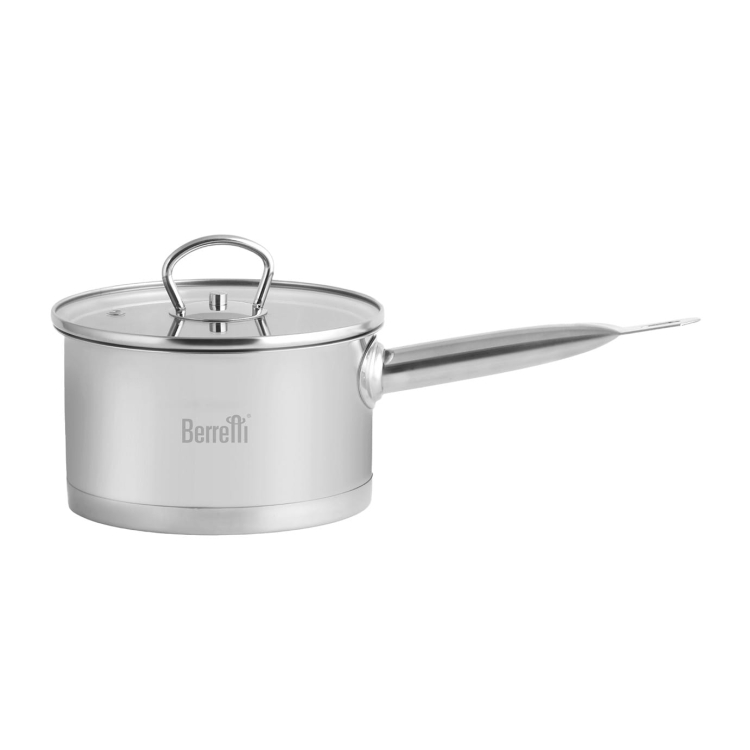 Rondel ze stali nierdzewnej z pokrywką Berretti Gemini 16cm BR-2820