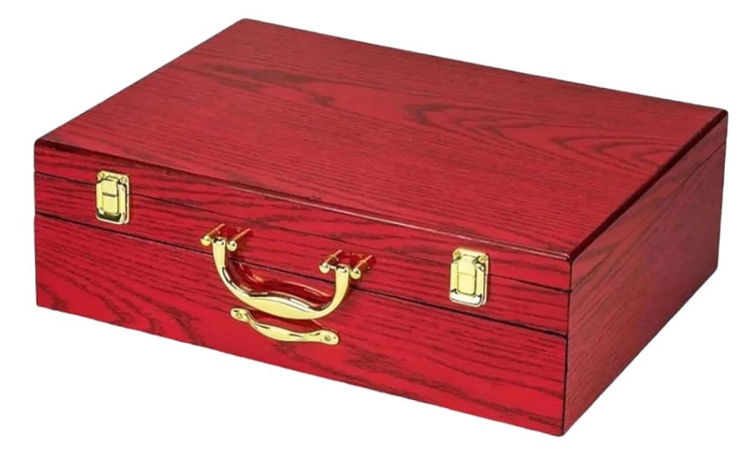 Ekskluzywny komplet Sztućców w walizce72el dla 12os BACHMAYER BM-7882