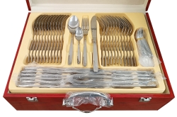Ekskluzywny komplet Sztućców w walizce72el dla 12os BACHMAYER BM-7480