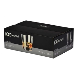 Szklanki niskie do whisky brandy wody drinków KROSNO DIVINE 430ml 6 szt