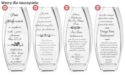 Wazon z grawerem (412) - wzory dla nauczcieli