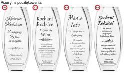 Wazon z grawerem (412) - wzory na podziękowania