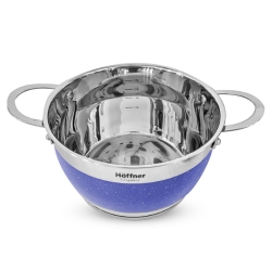 Zestaw garnków ze stali nierdzewnej Hoffner 6 el HF-4452 Niebieski