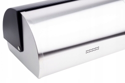 Chlebak pojemnik na chleb stal nierdzewna czarny Berretti La Pita BR-0239T