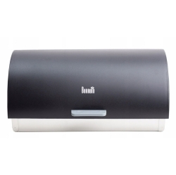 Chlebak pojemnik na chleb stal nierdzewna czarny Berretti La Pita BR-0239T