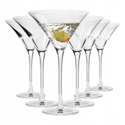 Kieliszki do martini drinków KROSNO Divine 170/250 ml 6szt