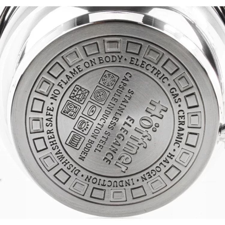 Zestaw garnków ze stali nierdzewnej Hoffner 10 el HF-4467 Matowy