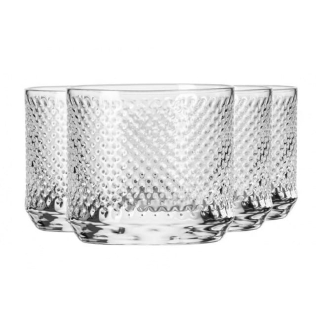 Przejdź do produktu Szklanki niskie do whisky, soku, drinków KROSNO UNIQUE Scotland 270ml  4szt. (D073)