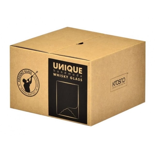 Szklanki niskie do whisky, soku, drinków KROSNO UNIQUE Iceberg 300ml 4szt. (4749)