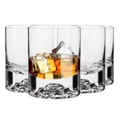Szklanki niskie do whisky, soku, drinków KROSNO UNIQUE Iceberg 300ml 4szt. (4749)