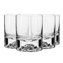 Szklanki niskie do whisky, soku, drinków KROSNO UNIQUE Iceberg 300ml 4szt. (4749)