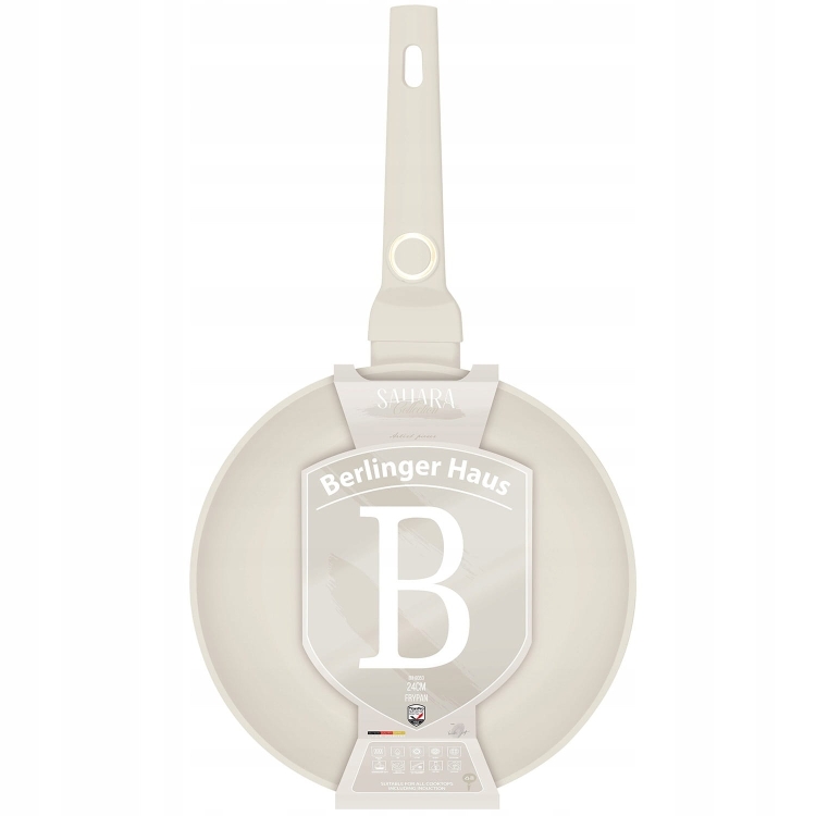 Patelnia tytanowa tradycyjna 24cm Berlinger Haus Sahara BH-8053