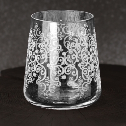 Szklanka do whisky Floral Luxe 380 ml | 1 szt. w pudełku Szklanka.pl
